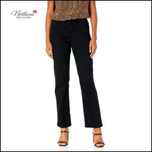 High Rise Straight Leg Jeans with Stretch Fabric, 31" Inseam